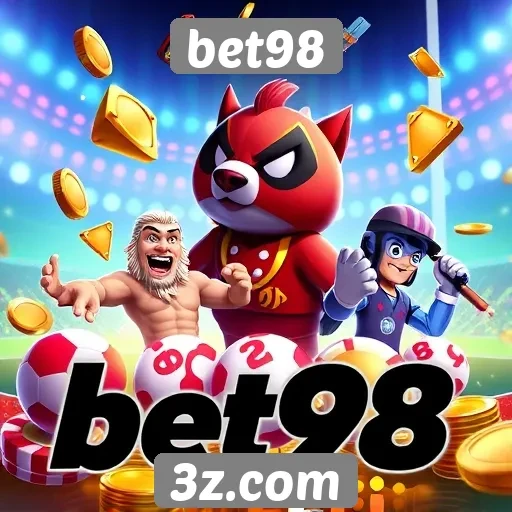 Variedade de jogos disponíveis na plataforma bet98