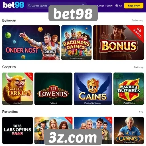 Análise das ofertas de jogos disponíveis no bet98